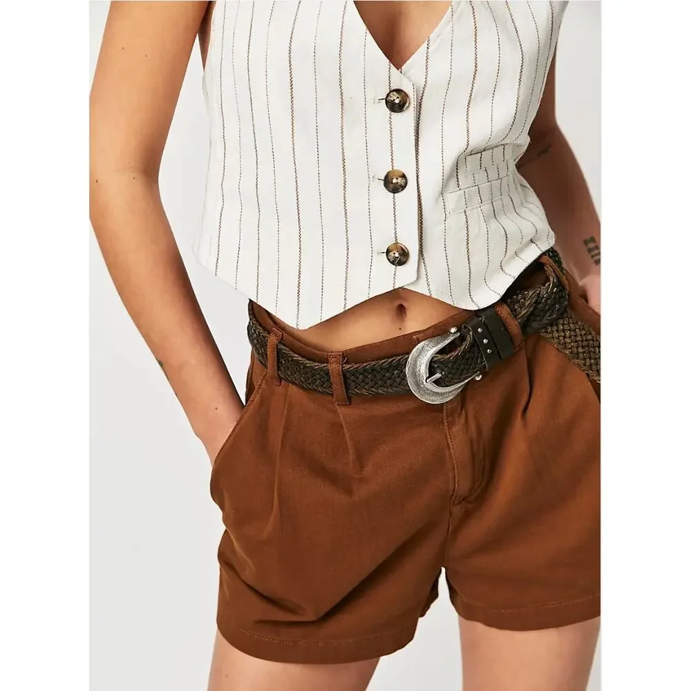 free people brix belt tapenade